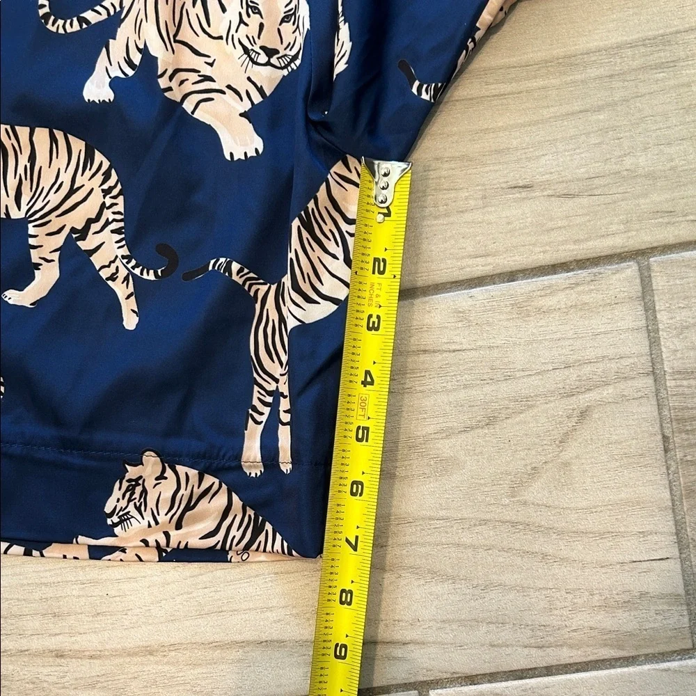 Men's Blue Tiger Print Boxers